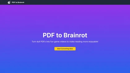 PDF to Brainrot